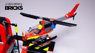 樂高城60411消防救援直升機提速打造