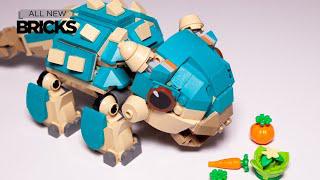 樂高侏羅紀世界混沌理論76962寶寶顛簸甲龍加速打造