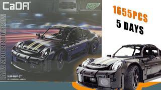 5天打造樂高ruf GT賽車2019|拆箱和構建