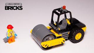 樂高城60401施工壓路機速度打造