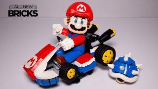 樂高馬里奧卡丁車72037馬里奧和標準卡丁車與多刺殼速度建設