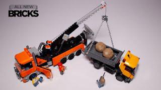 樂高城市60467重型回收拖車，配備起重機速度建造