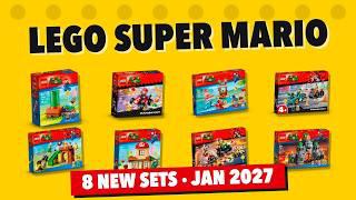 Lego Super Mario 2027 Wave được ra mắt – tổng cộng có 8 bộ búp bê mới. | Super Mario