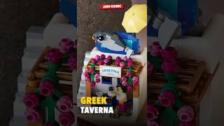 Lego Greek Taverna được phát hành – Những nhà hàng trên khắp thế giới: Hy Lạp | Bộ đồ vật nổi tiếng.