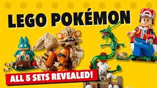 5 bộ búp bê Pokémon mới vừa được công bố.